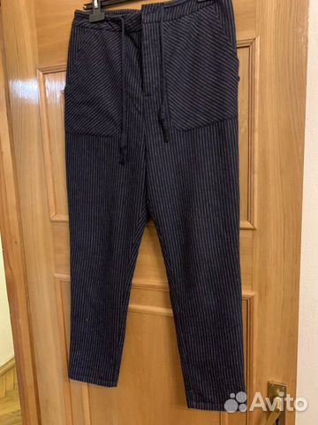 Maison scotch зима синие шикарные брюки с утепленк Maison scotch зима синие шикарные брюки с утепленк