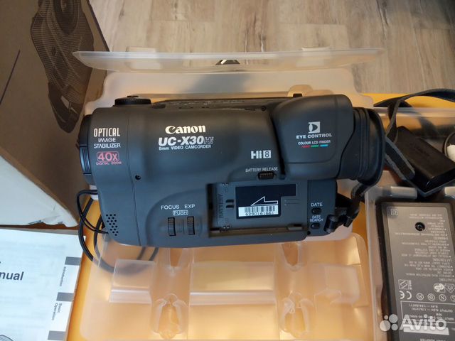 Canon UC-X30Hi, коробка, аксессуары, инструкция Canon UC-X30Hi, коробка, аксессуары, инструкция