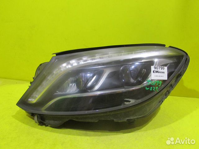 Фара левая Mercedes-Benz S w222 (13-17) A222906070 Фара левая Mercedes-Benz S w222 (13-17) A222906070