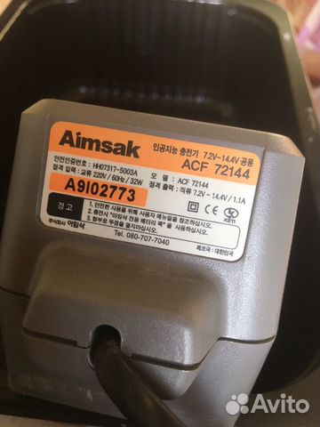 Зарядное устройство для шуруповерта aimsak