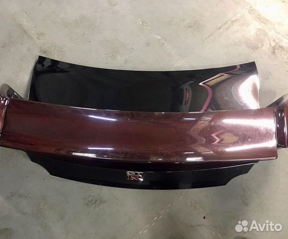 Крышка багажника и антикрыло Nissan GTR35