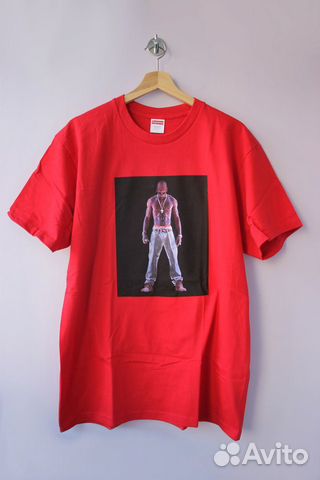 supreme red t shirt