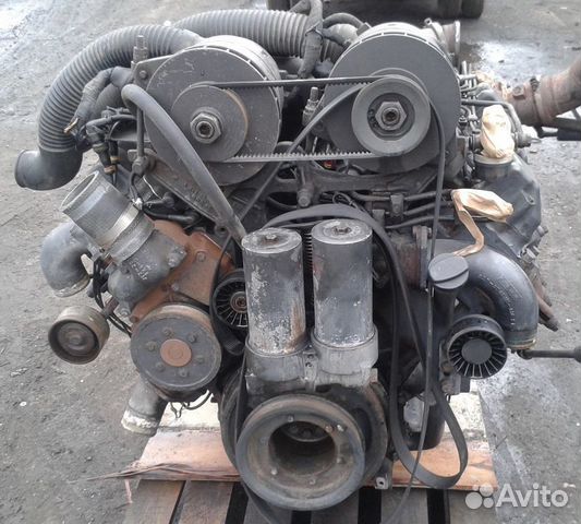 Двигатель Mercedes OM442 V8 автобус