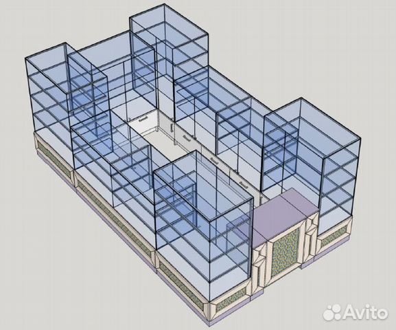 Аренда места под островок, с продажей киоска, 8 м²
