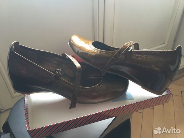 Новые кожа Туфли Терволина, 39, лак, танкетка Новые кожа Туфли Терволина, 39, лак, танкетка