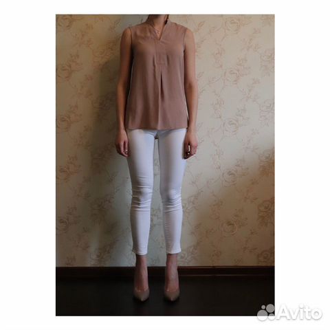 Блузка бежевая Dorothy Perkins