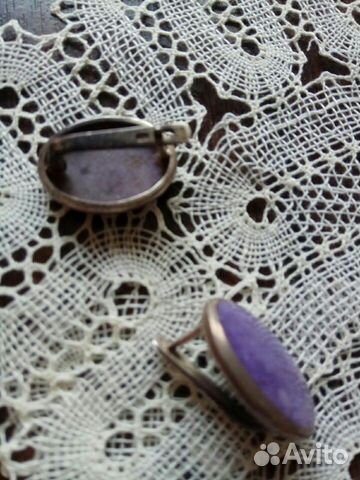 Комплект брошь серьги кольцо