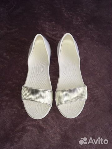 Шикарные балетки crocs, размер W7 Шикарные балетки crocs, размер W7