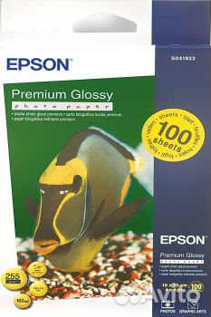 Фотобумага для принтера Epson Premium Glossy 100шт