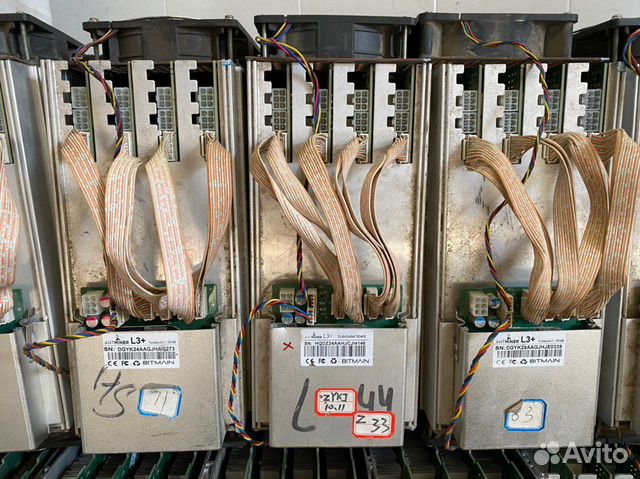 Bitmain Antminer L3+ с обп/нбп (б/у) Bitmain Antminer L3+ с обп/нбп (б/у)