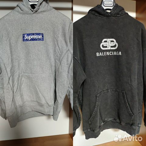 Худи Balenciaga + Худи Supreme Худи Balenciaga + Худи Supreme