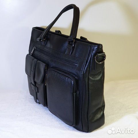 Портфель мужской натуральная кожа чёрный Портфель мужской натуральная кожа чёрный