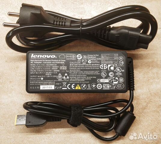 Блок питания для ноутбука Lenovo 20V 2.25A 45W