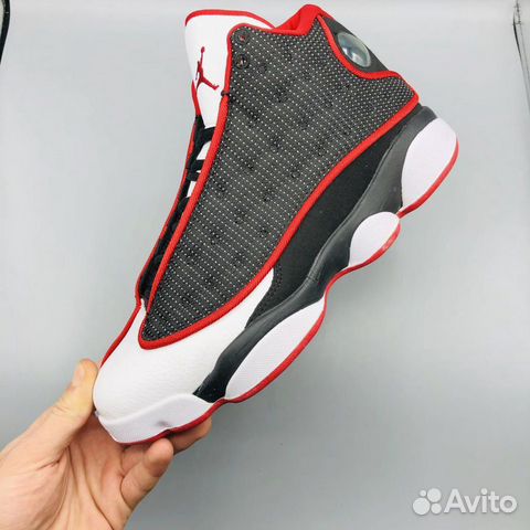 Кроссовки Nike Air Jordan 13 Retro красные белые Кроссовки Nike Air Jordan 13 Retro красные белые