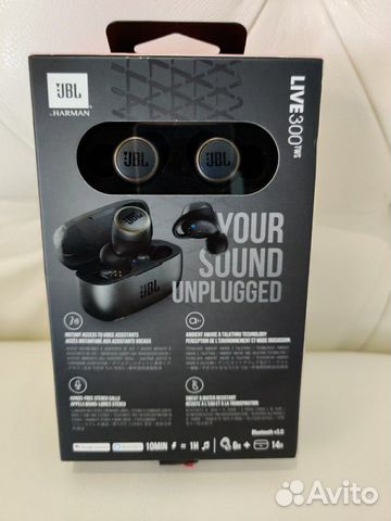 Беспроводные наушники JBL Live 300 TWS Black Беспроводные наушники JBL Live 300 TWS Black