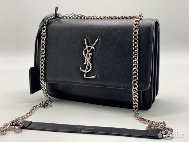 Новая женская сумка клатч Saint Laurent черная Новая женская сумка клатч Saint Laurent черная