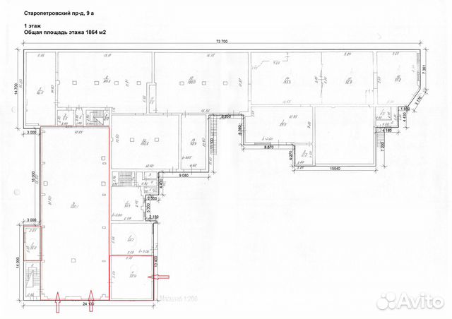 Теплый склад у метро, 473 м² Теплый склад у метро, 473 м²