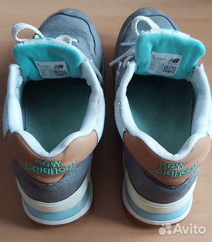 Женские замшевые кроссовки р.37 New balance WL574B купить в Москве | Личные  вещи | Авито