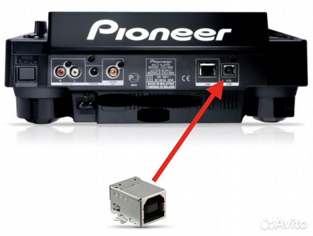Разъёмы USB для Pioneer CDJ-2000, CDJ-900, Nexus