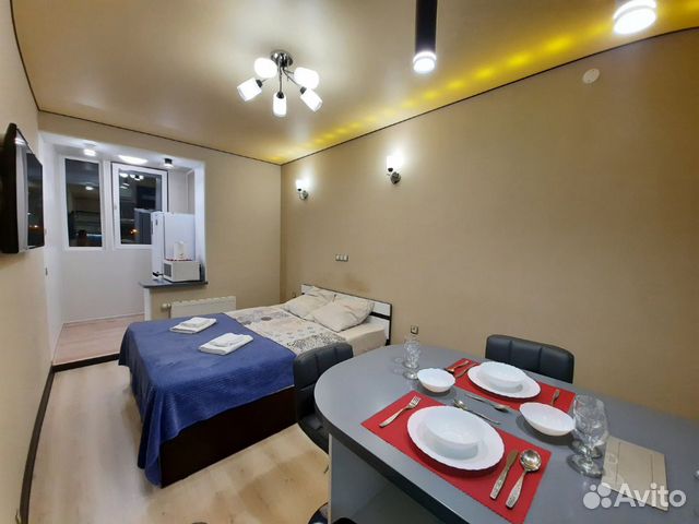 

Квартира-студия, 25 м², 1 кровать