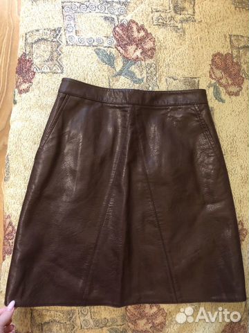 Кожаная юбка Zara