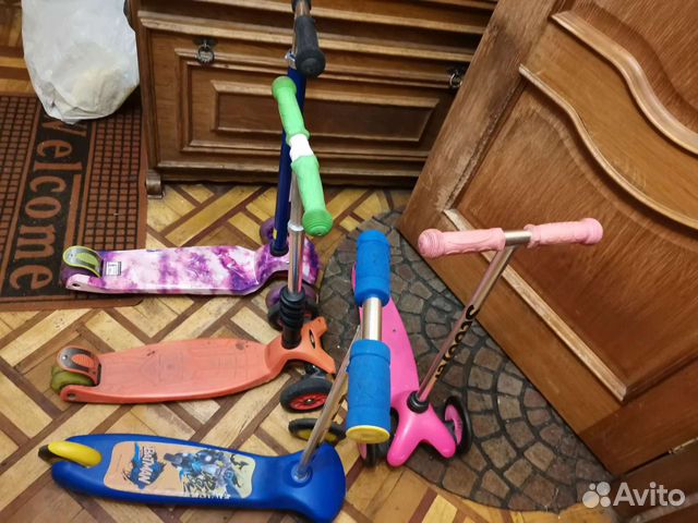 Самокаты 4х.3х2х.калесные велос