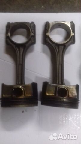 Ауди А4 В7 поршни с шатунами