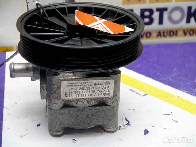 Насос гур Вольво XC90 S80 Фитинг 130мм шкив 2005+