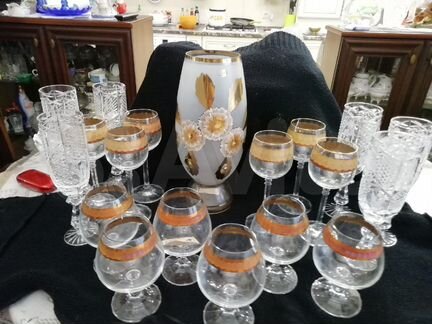 Посуда Богемия времен СССР