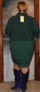 Эффектн.,стильн.туника-платье 50-56.Оч стройнит