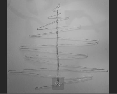 Елочка на стену/h-70cm/новая