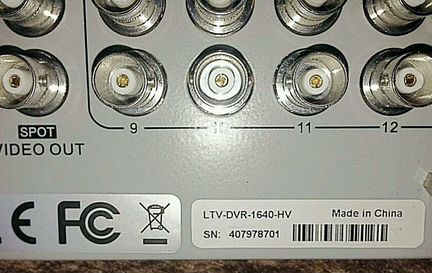 Триплексный видеорегистратор LTV-DVR-1640-HV