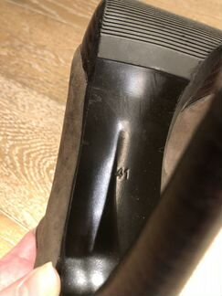 Ботильоны 41 размера. Замшевые