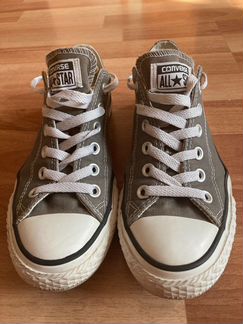 Кеды Converse серые хаки 38