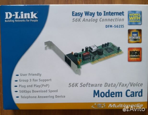 Внутренний модем D-Link DFM-562IS