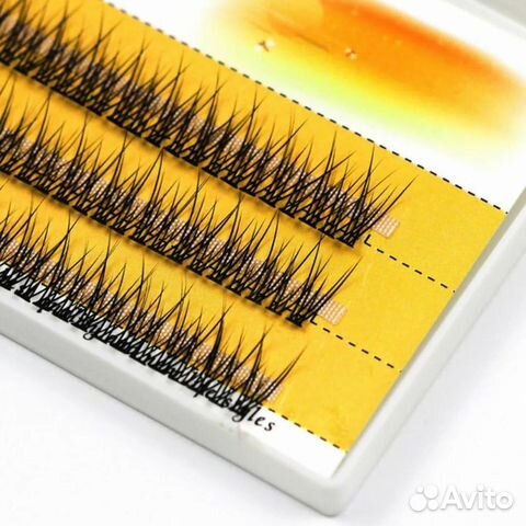 Накладные ресницы пучки Nesura ласточки 10 20 30