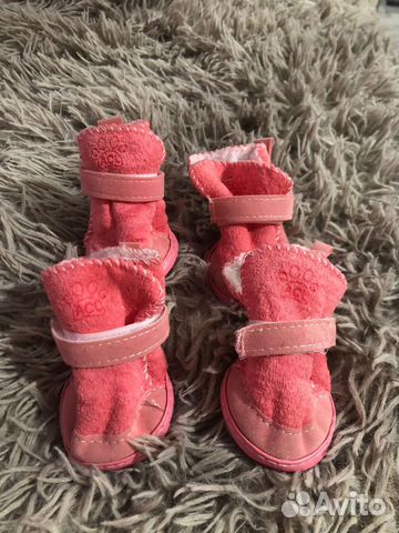 Зимние тёплые сапожки для собак