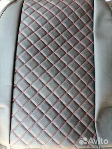 Чехлы на Ниву Шевролет с 2002 по 2012г красный ром