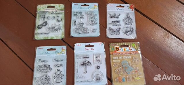 Творчество. Силиконовые штампы для скрапбукинга