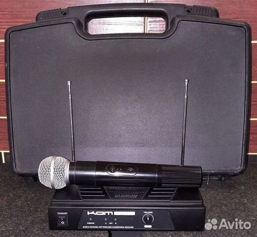 Микрофон вокальный KAM радио KWM-6 Pro в Кейсе 9V