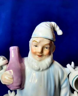 Графин/штоф Гном фарфоровый винтаж