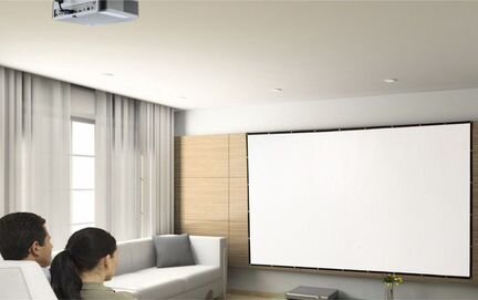 Экран для проектора от 60-200 дюйм. Монтаж