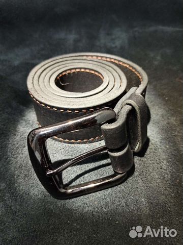 Ремень мужской кожаный ручной работы