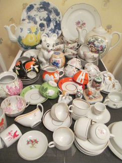 Фарфоровая посуда Дулево