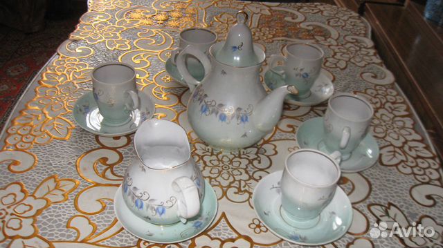 Кофейний сервиз времён СССР