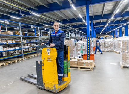 Водитель электро рохли на оптовый склад