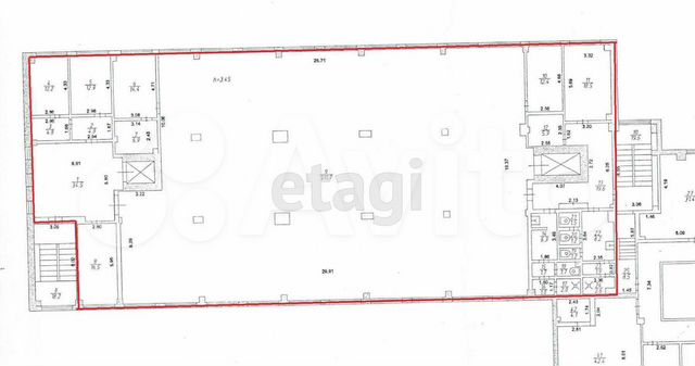 Сдам помещение свободного назначения, 705 м²