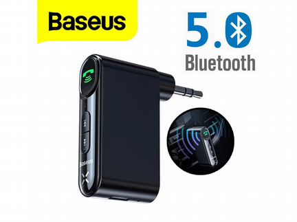 Bluetooth 5.0 - AUX ресивер с акб / Baseus
