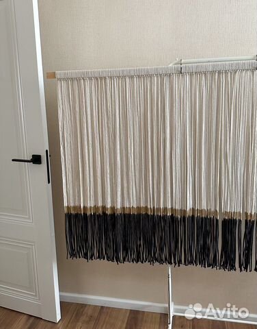 Дизайнерская штора/панно макраме