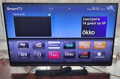 Телевизор philips 42 дюйма, smart TV, WI-FI